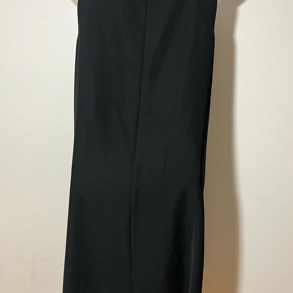 Armani Collezioni Black asymmetrical Dress Over the knee sleeveless size 4 - Picture 5 of 13